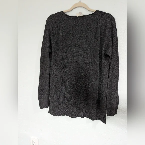 LOFT Size large black long sleeved shirt - Picture 1 of 10